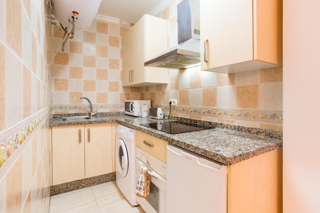 Kuchyňa alebo kuchynka v ubytovaní Apartamento Fuente Olleta