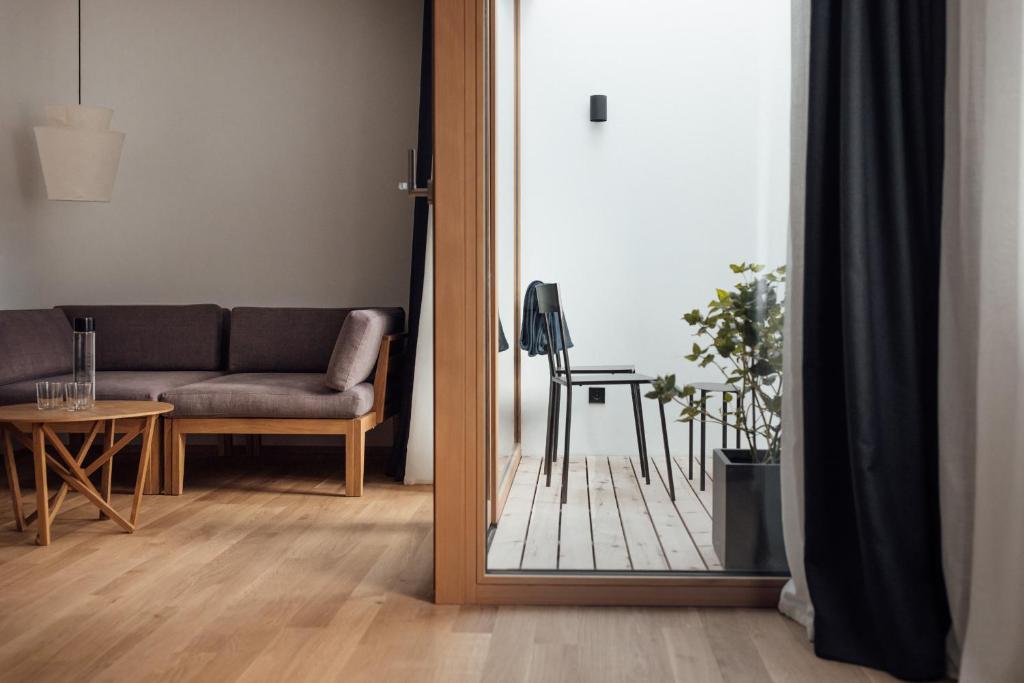 Posezení v ubytování Haus am Turm