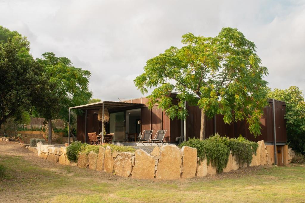 Zahrada ubytování Menta House preciosa eco-casa con gran jardin y barbacoa