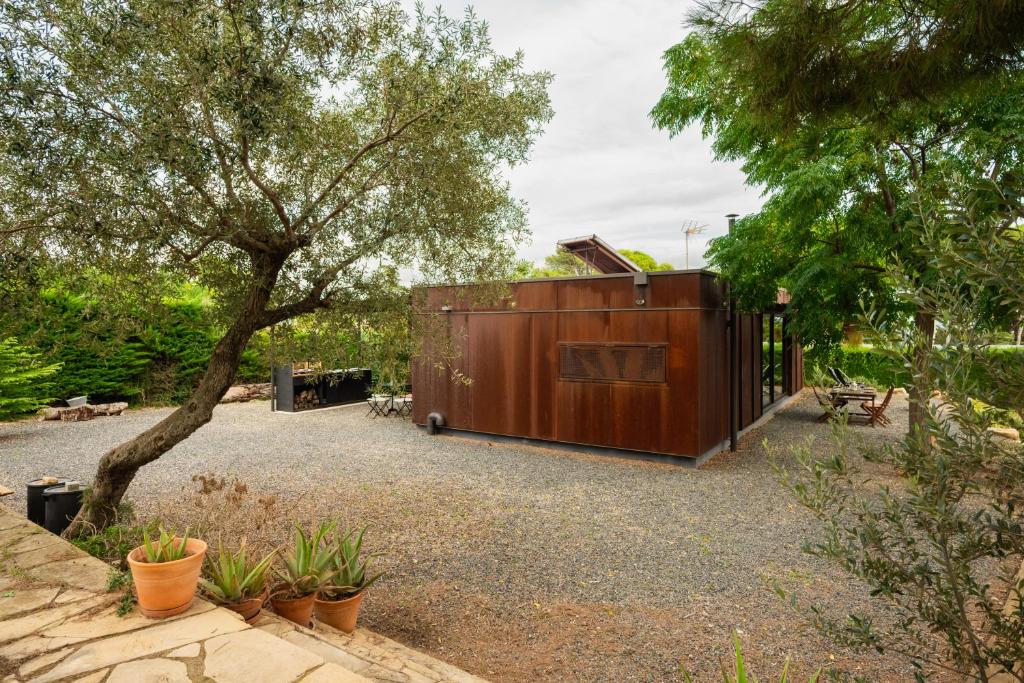 Zahrada ubytování Menta House preciosa eco-casa con gran jardin y barbacoa