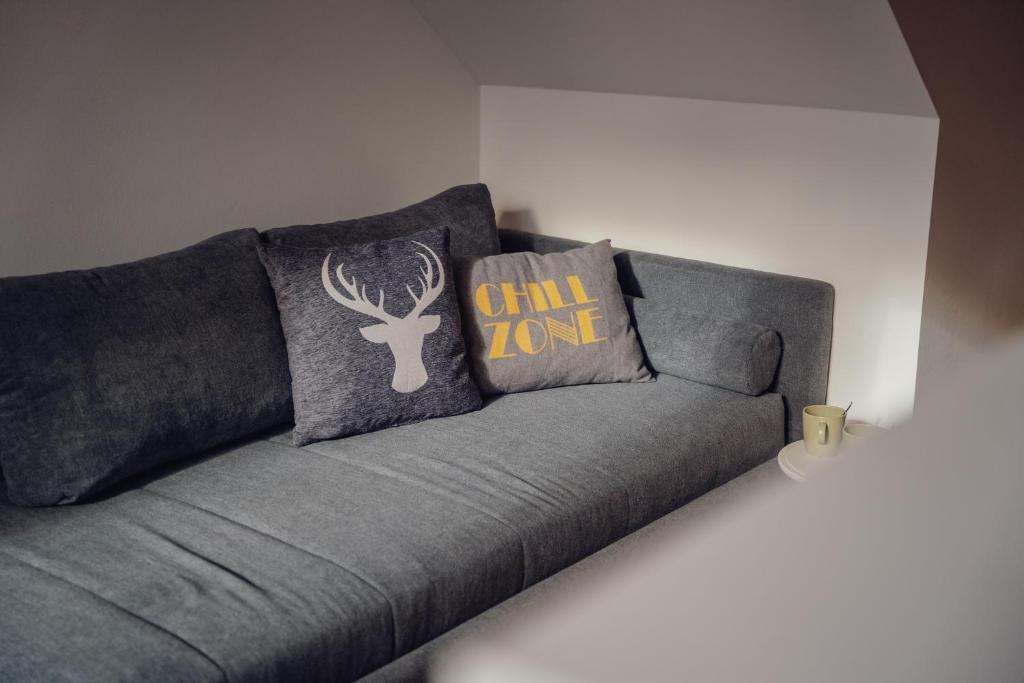 Posezení v ubytování Aberle Apartments