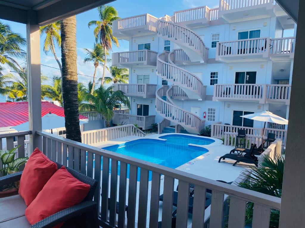 A view of the pool at La Isla Resort or nearby