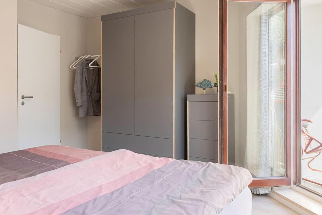 Postel nebo postele na pokoji v ubytování City-Appartment schick, Einzelgarage inkl