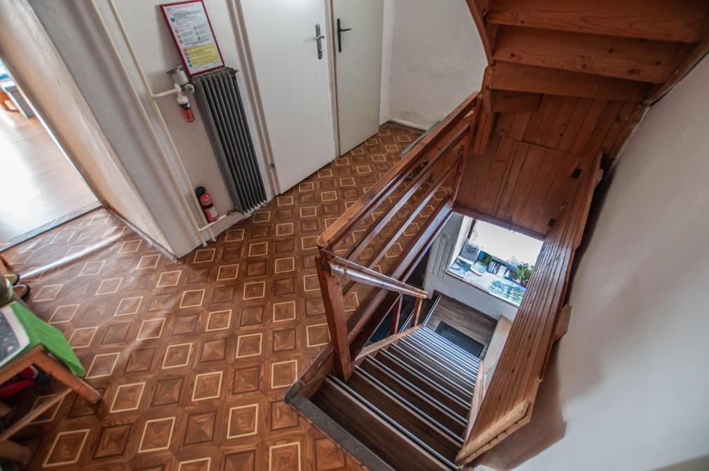 Kuchyň nebo kuchyňský kout v ubytování Hostel, Rooms and Apartment Ceklin