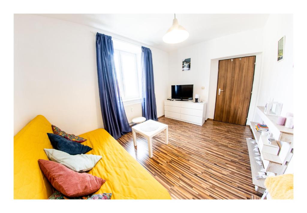 Posezení v ubytování Hartmanice Apartment