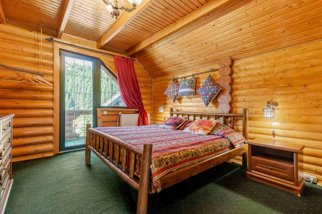 Postel nebo postele na pokoji v ubytování Красна Поляна Family Club Resorts