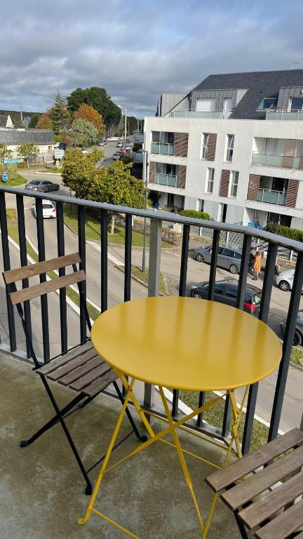 Balkón nebo terasa v ubytování Hotel les Alignements