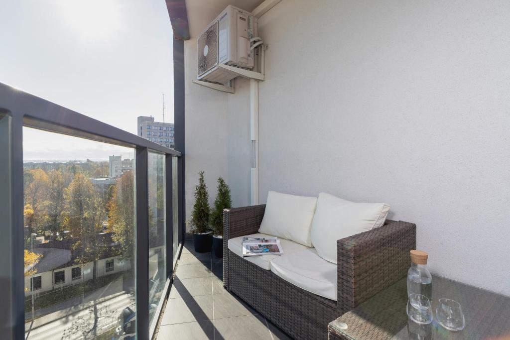 Balkón alebo terasa v ubytovaní Mogilska Apartments by Renters Prestige