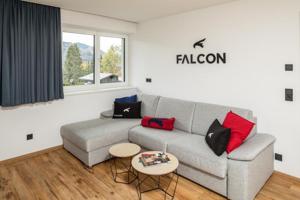 منطقة جلوس في Falcon Suites Kaprun - Summercard included