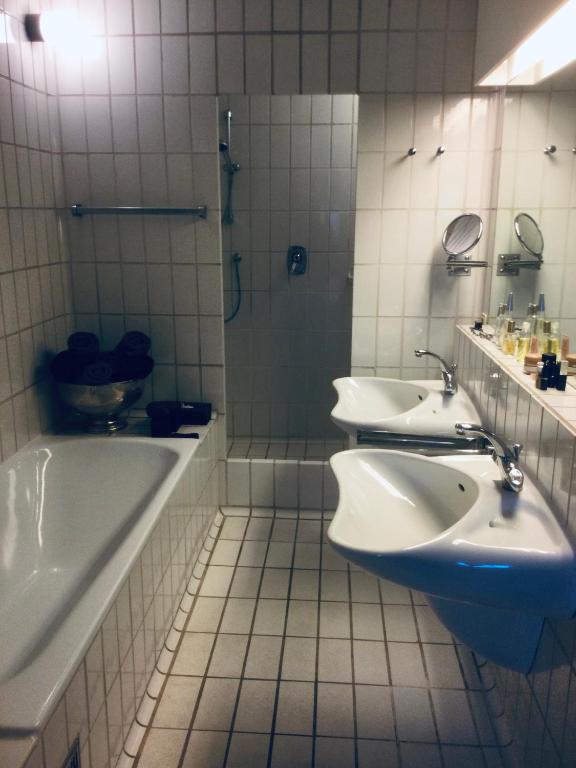 Koupelna v ubytování Einzigartige Penthauswohnung