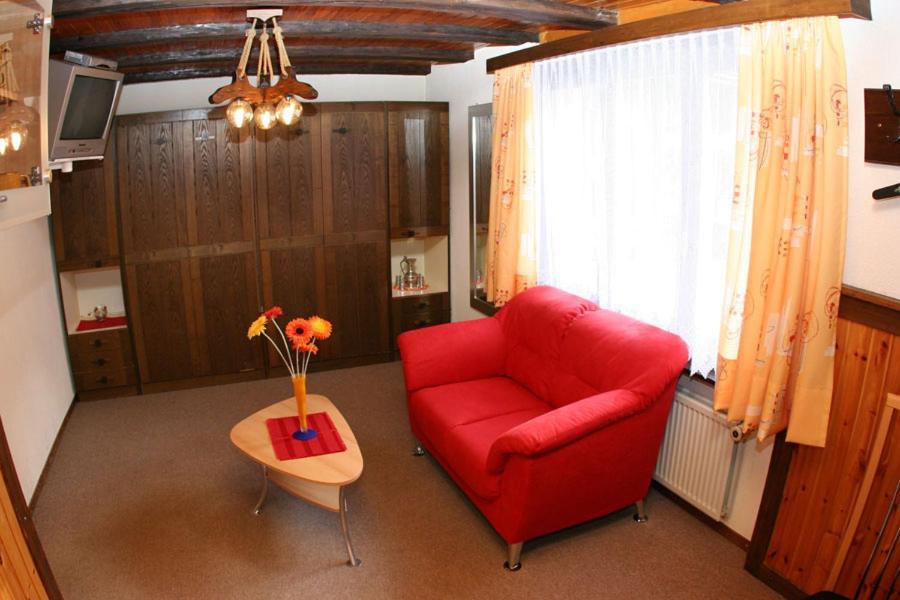Posezení v ubytování Soleil Wohnung