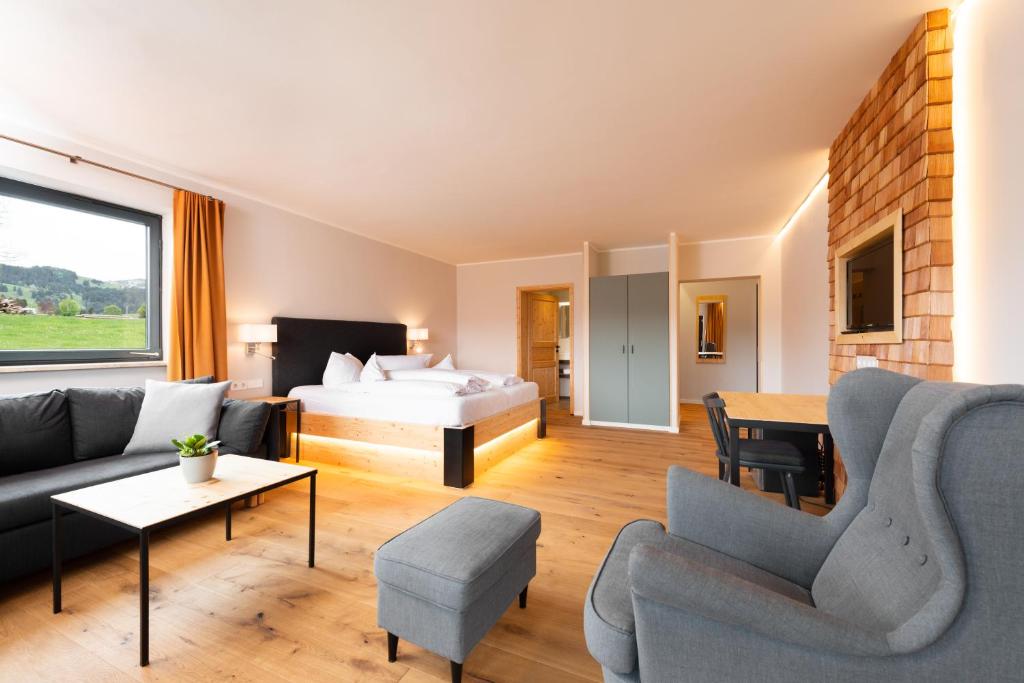 Posezení v ubytování freistil Boutiquehotel