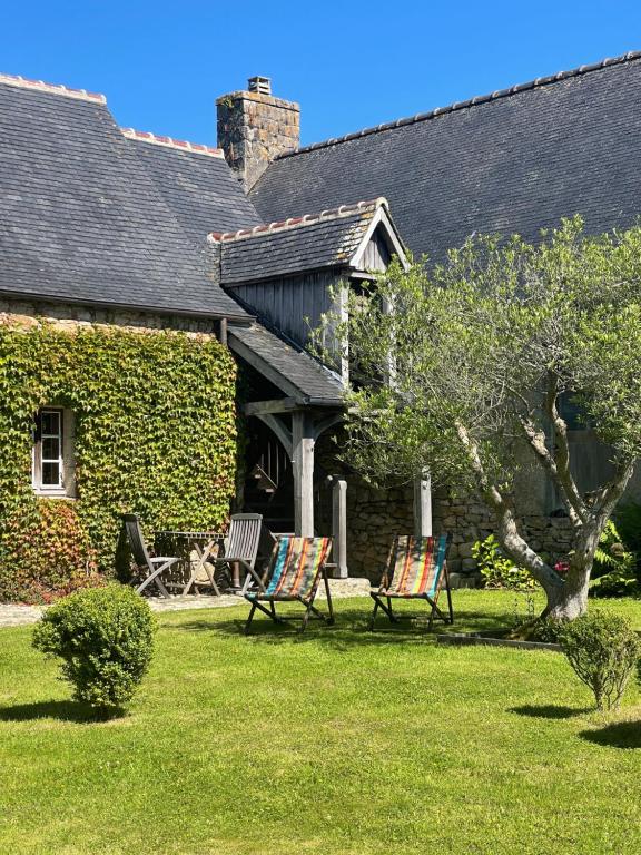 Zahrada ubytování Manoir de l'Isle