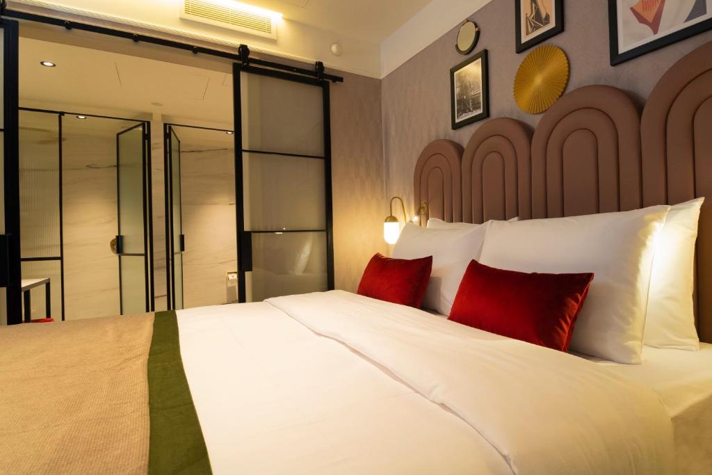 Postel nebo postele na pokoji v ubytování Hotel Indigo Belgrade by IHG