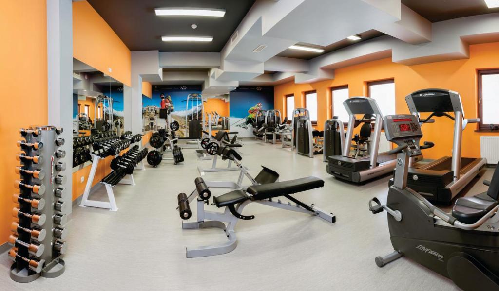 Fitness centrum a/nebo fitness zařízení v ubytování Artus Resort
