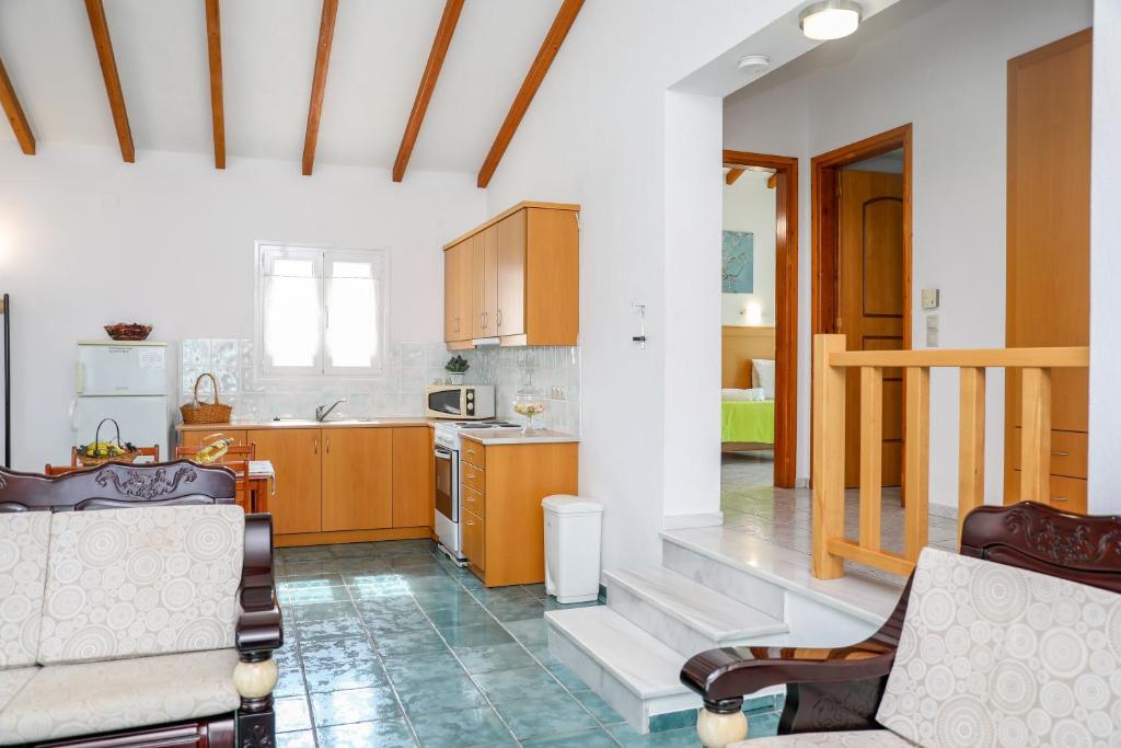 Cuisine ou kitchenette dans l'établissement VILLA MITZELOS