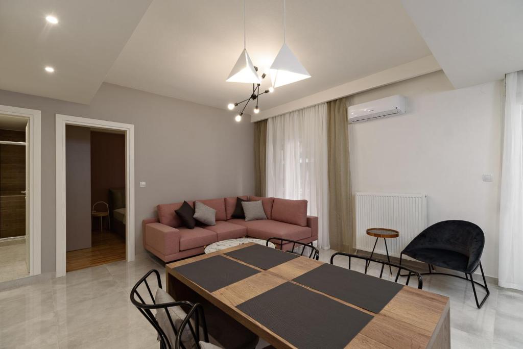 Posezení v ubytování Blu & Marrone Suites-parking included