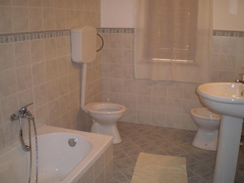 Koupelna v ubytování B&B Pacheco