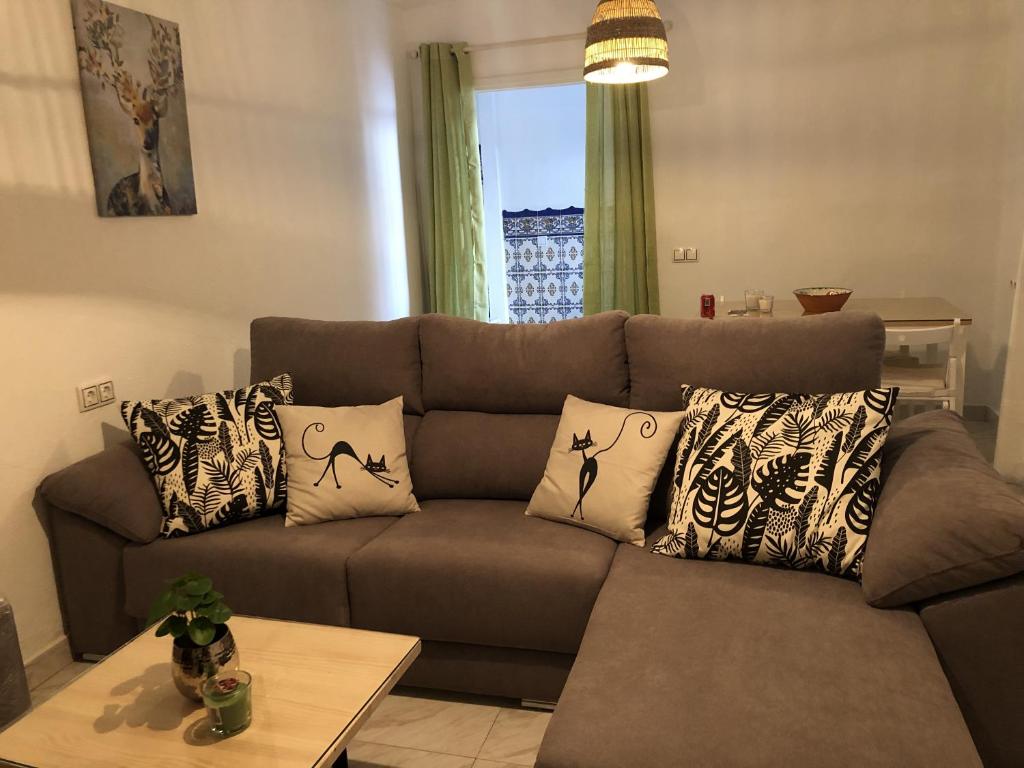 Posezení v ubytování Casa Bheinn