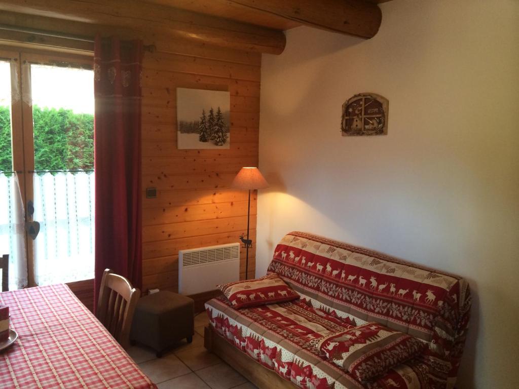 Postel nebo postele na pokoji v ubytování Appartement Le Cembro