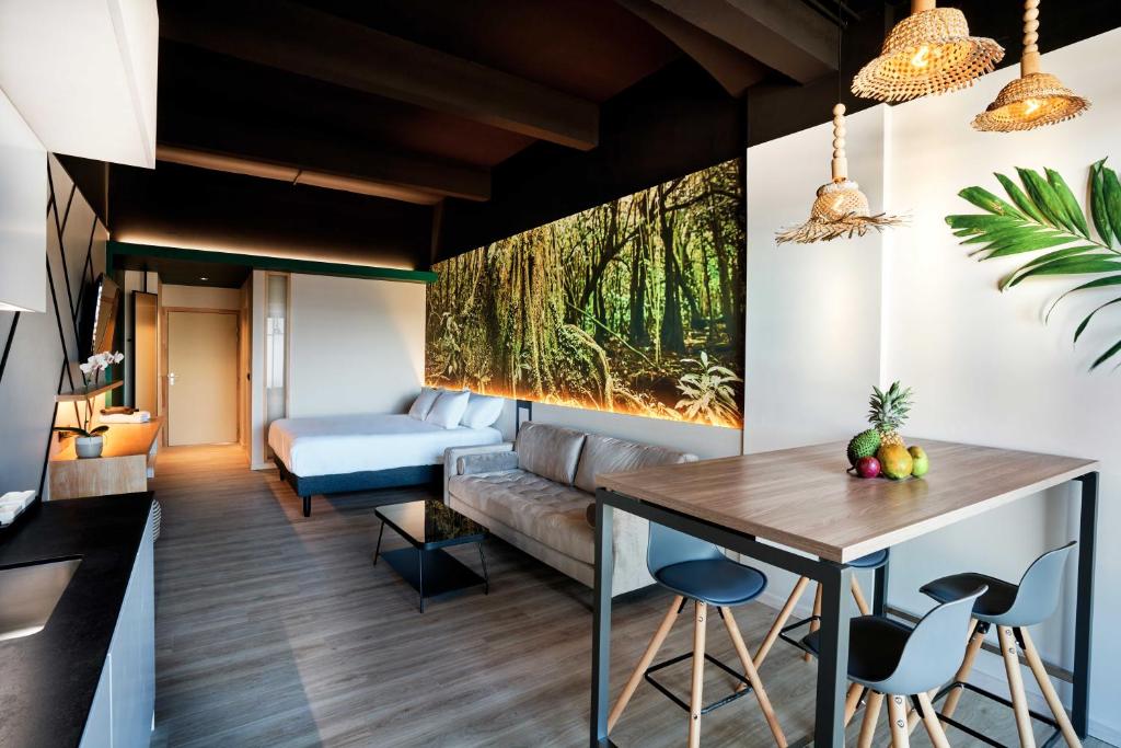Un lugar para sentarse en Boutique Hôtel Kon Tiki Tahiti