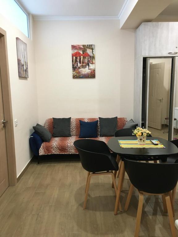 Posezení v ubytování Kvariati apartamenrs