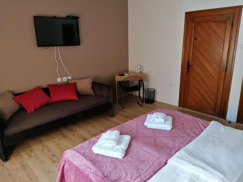 Voodi või voodid majutusasutuse MON Accommodation free parking toas
