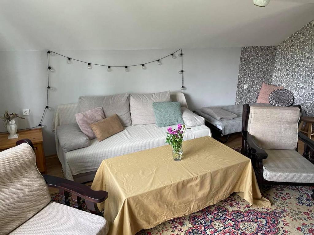 En eller flere senge i et værelse på Bankya Guest House - Sofia