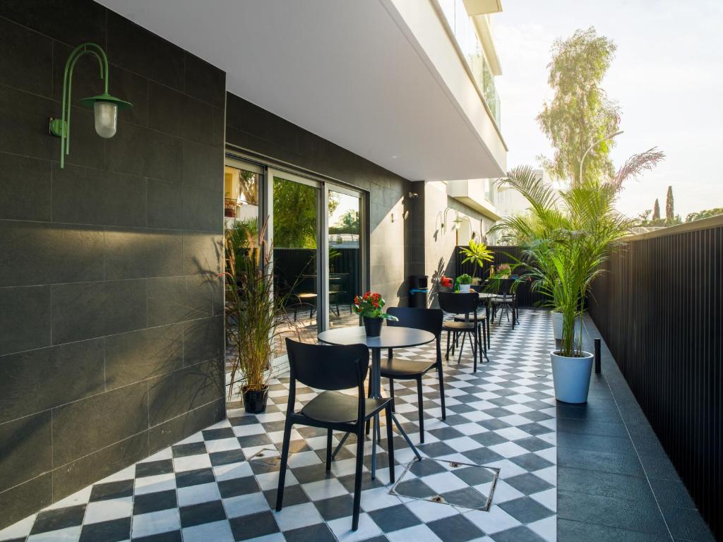 Balkón nebo terasa v ubytování LIV URBAN Suites