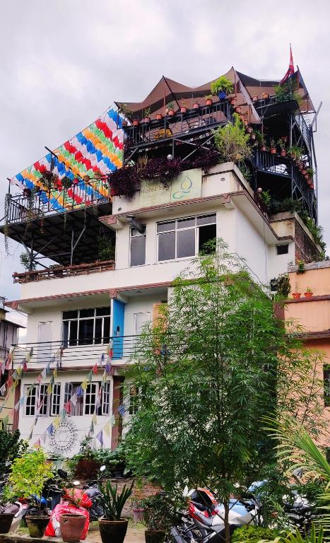 Hoone, kus hostel asub