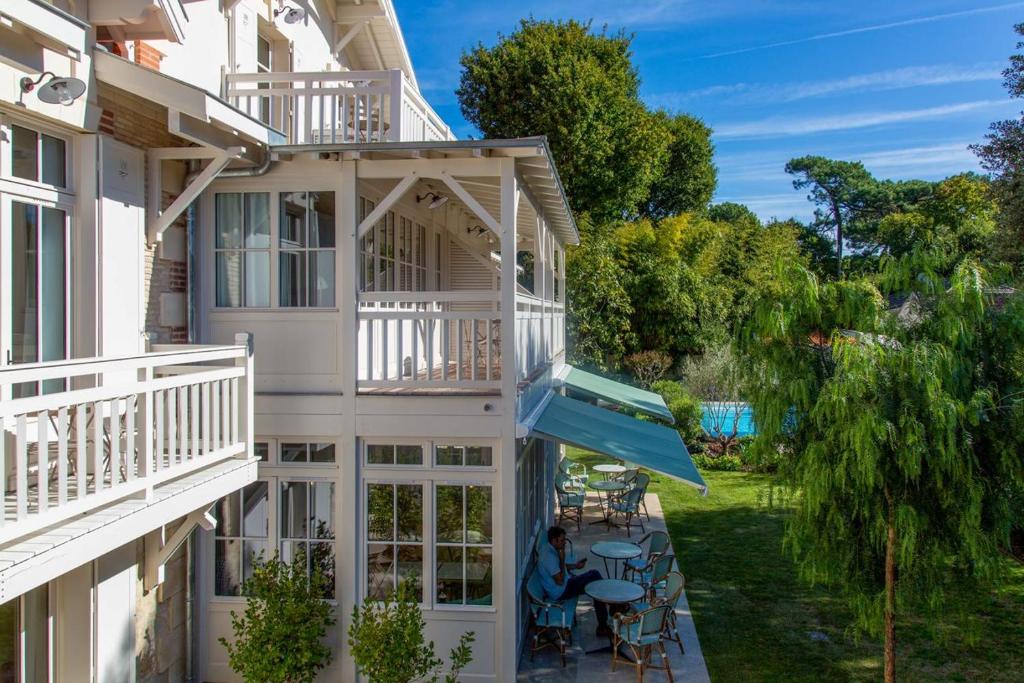Zahrada ubytování La Villa du Moulleau