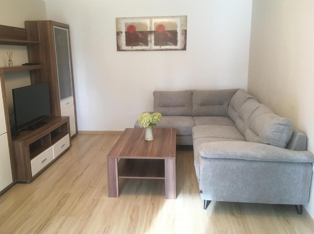 Posezení v ubytování Harmonie Apartments
