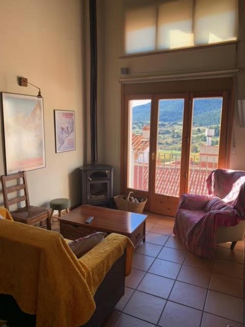 Posezení v ubytování Apartamentos Valdelinares