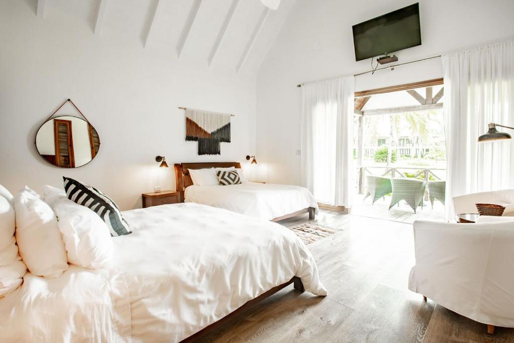 Voodi või voodid majutusasutuse Playa Venao Hotel Resort toas