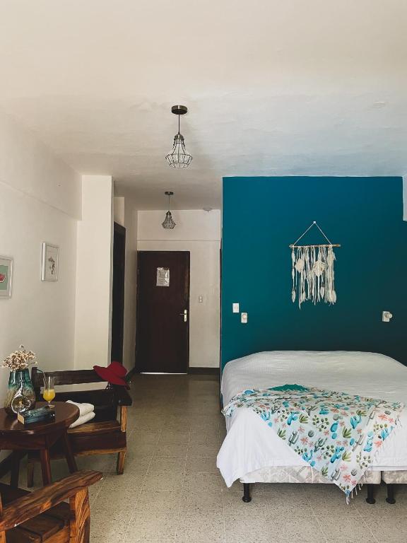 Postel nebo postele na pokoji v ubytování Hotel Mar Rey