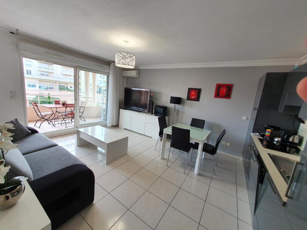 Køkken eller tekøkken på Domaine Juan Flore