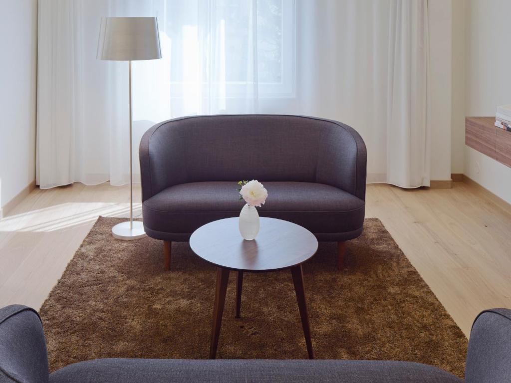 Posezení v ubytování PM & Vänner Hotel