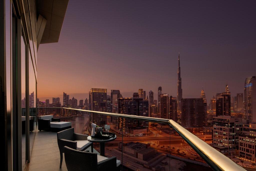 Balkón nebo terasa v ubytování Hyde Hotel Dubai