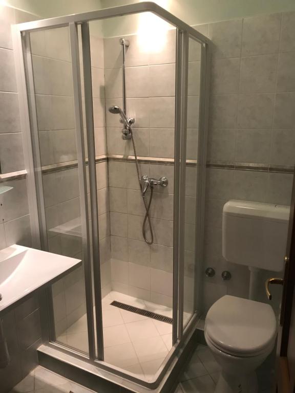 Kúpeľňa v ubytovaní Aranykert Vendégház