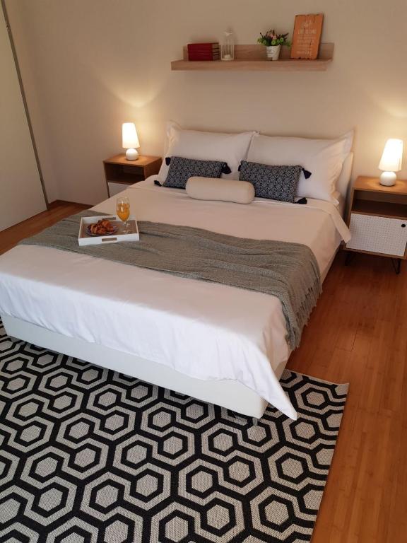 Posteľ alebo postele v izbe v ubytovaní Apartman marino