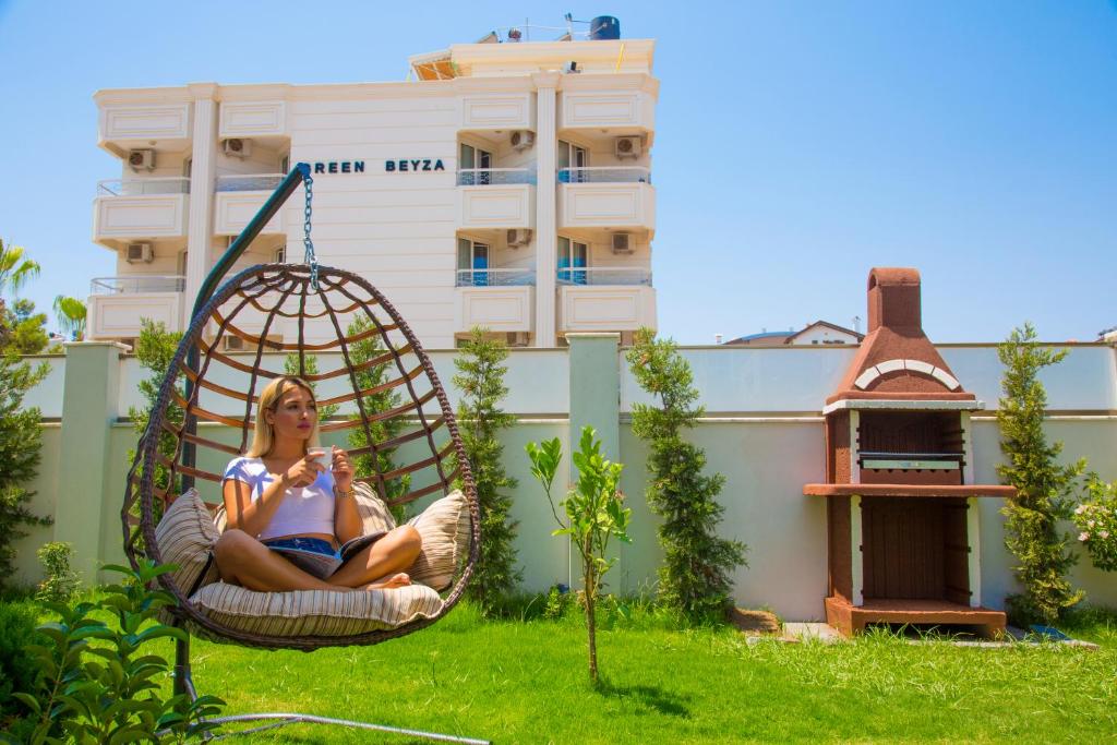 Zahrada ubytování Green Beyza Suites