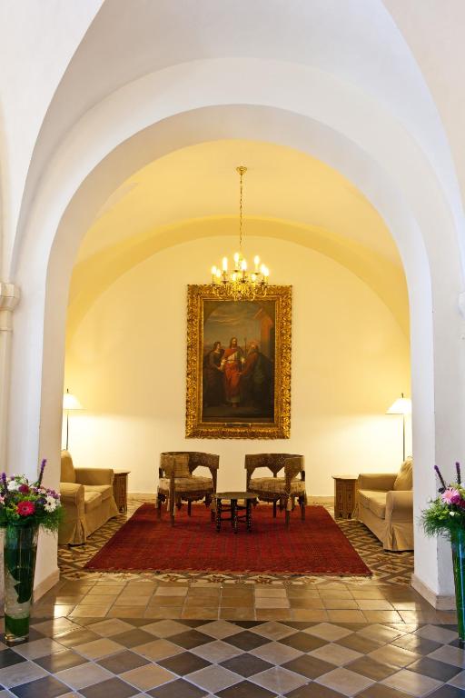 Posezení v ubytování Austrian Pilgrim Hospice
