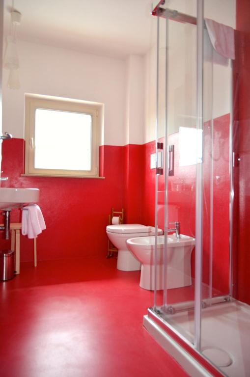 Koupelna v ubytování Petit Hotel