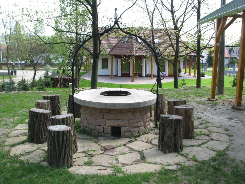 Zahrada ubytování Zöldvár Villa