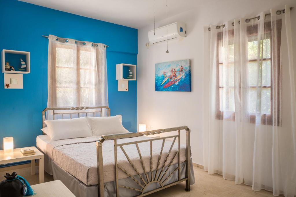A bed or beds in a room at Villa Glavina