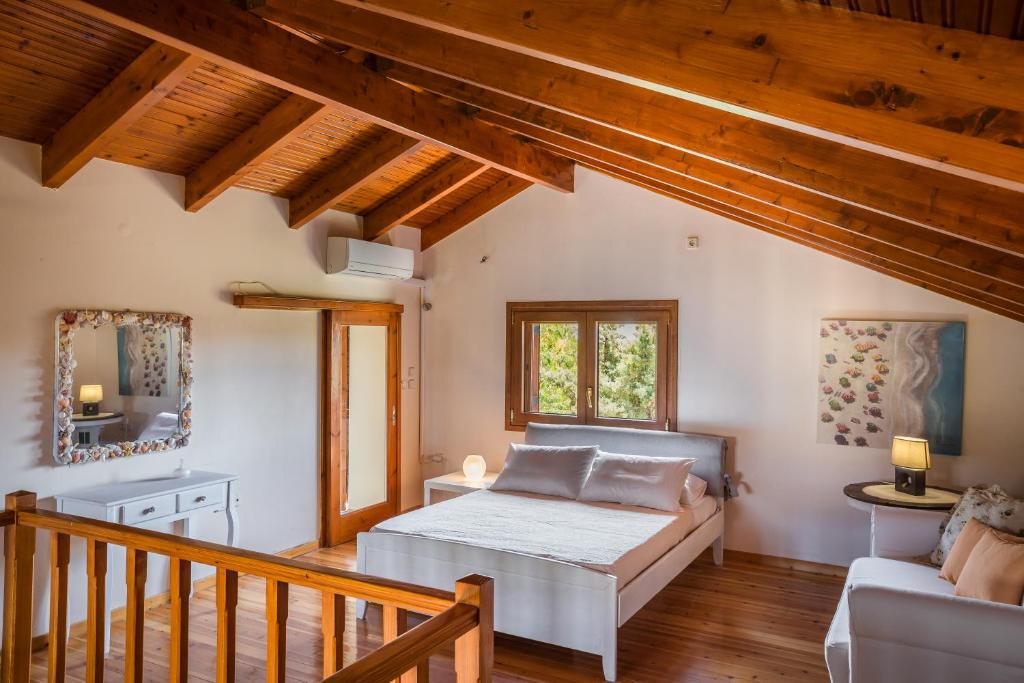 A bed or beds in a room at Villa Glavina
