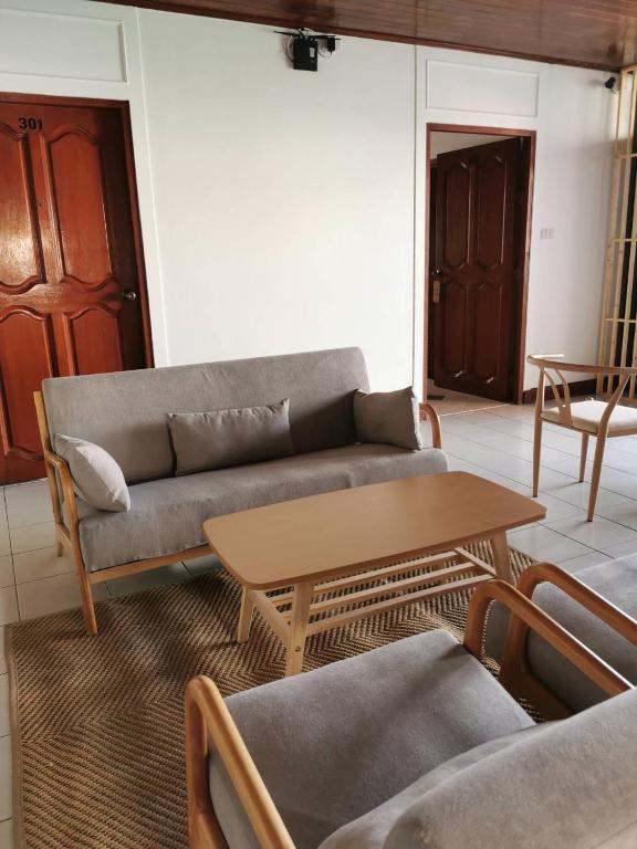 Posezení v ubytování BaanBusarin Hotel