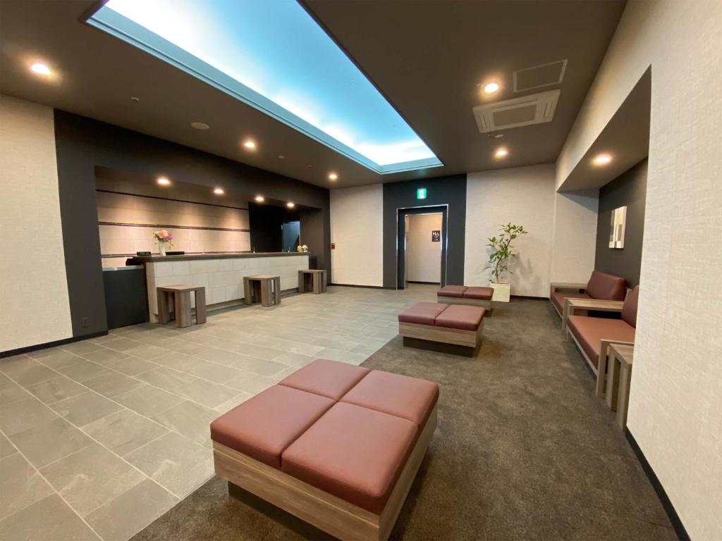 Posezení v ubytování Hotel Route Inn Matsue