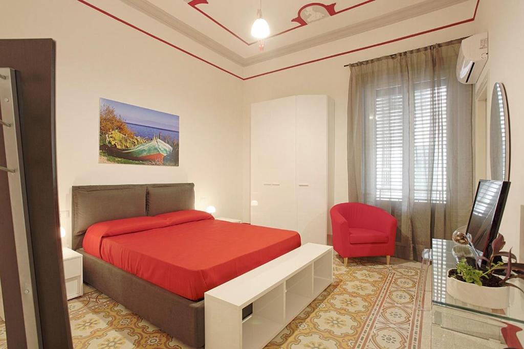 Postel nebo postele na pokoji v ubytování La Dimora del Massimo