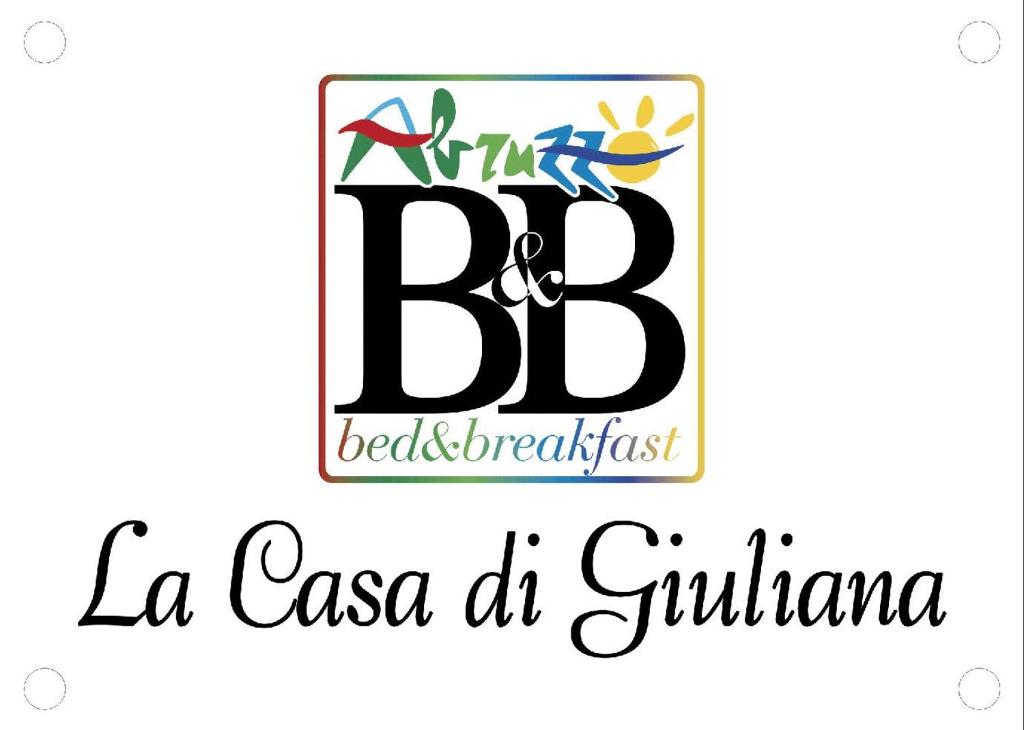 un logotipo para un restaurante con la letra b y las palabras bc dolores de cabeza en B&B La Casa di Giuliana, en Cermignano